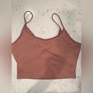 Athleta - Twist Crop Cami - Baby Pink - Size: M
